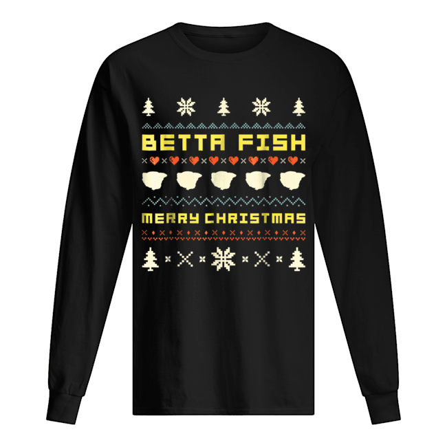 Betta Fish Christmas Ugly shirt Betta Fish Christmas Ugly shirt
