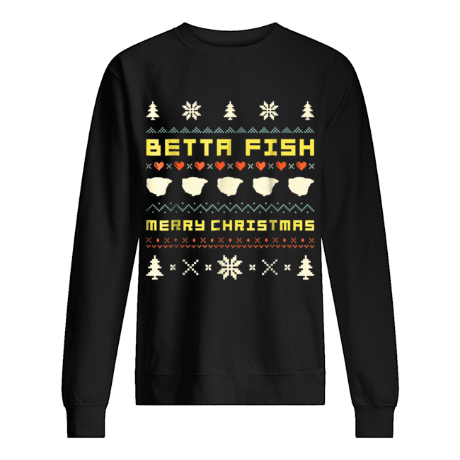 Betta Fish Christmas Ugly shirt Betta Fish Christmas Ugly shirt