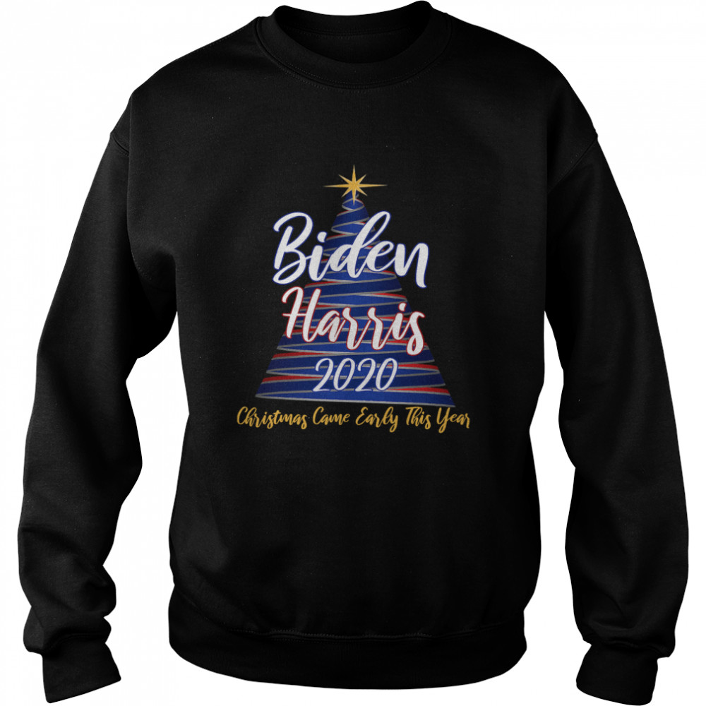 Biden Harris 2020 Christmas Came Early This Year X-mas Tree shirt Biden Harris 2020 Christmas Came Early This Year X-mas Tree shirt