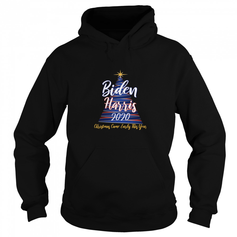 Biden Harris 2020 Christmas Came Early This Year X-mas Tree shirt Biden Harris 2020 Christmas Came Early This Year X-mas Tree shirt
