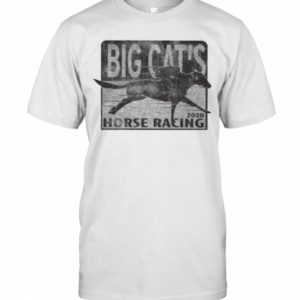 Big Cat’S Horse Racing T-Shirt