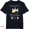 Big Sister T-shirt Unicorn New Baby
