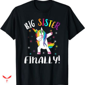 Big Sister T-shirt Unicorn New Big Sister