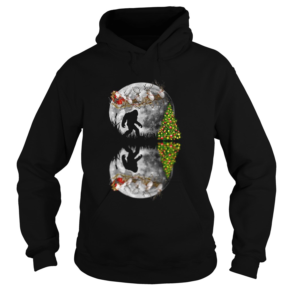 Bigfoot Big Moon Santa Christmas shirt Bigfoot Big Moon Santa Christmas shirt