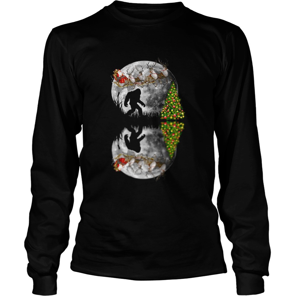 Bigfoot Big Moon Santa Christmas shirt Bigfoot Big Moon Santa Christmas shirt