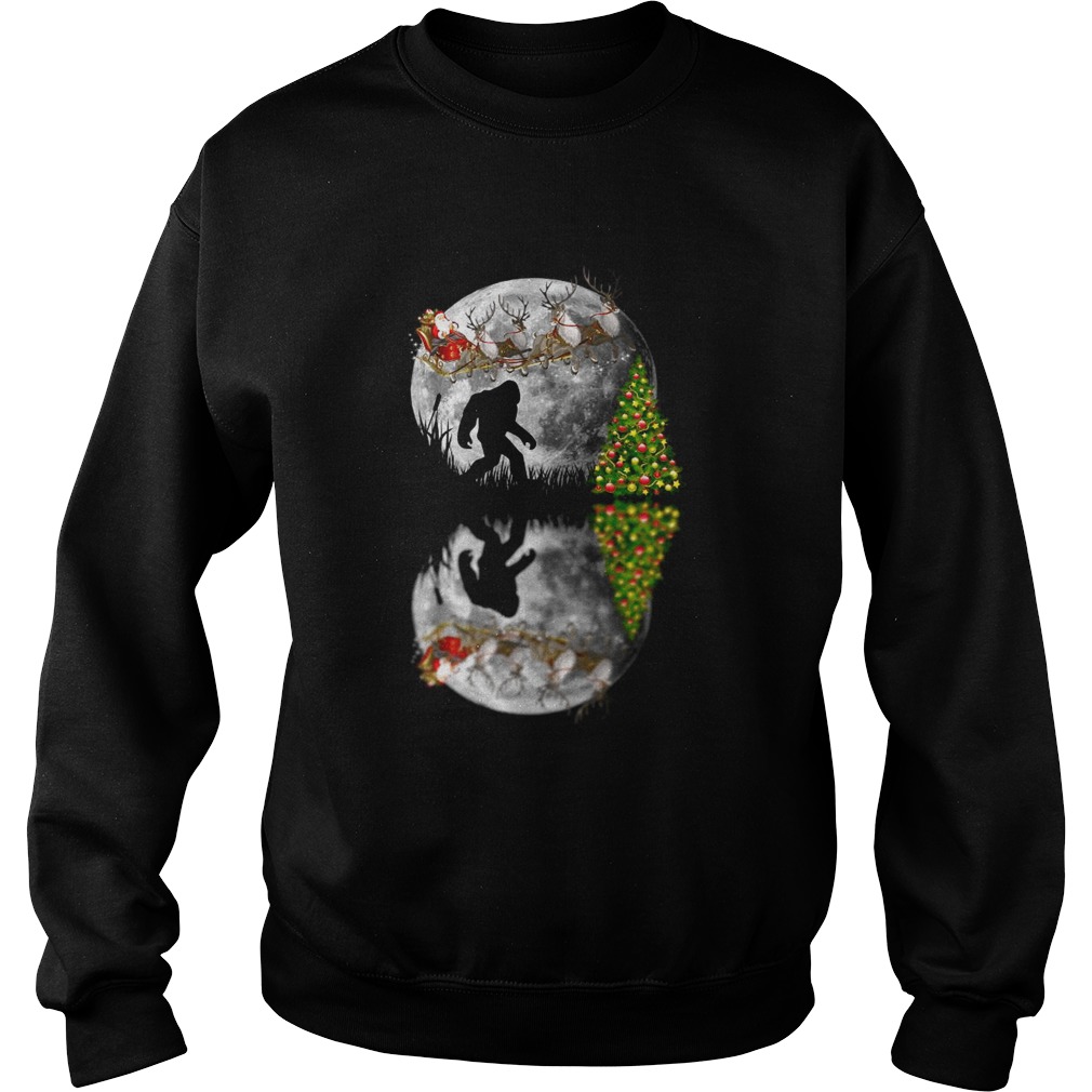 Bigfoot Big Moon Santa Christmas shirt Bigfoot Big Moon Santa Christmas shirt