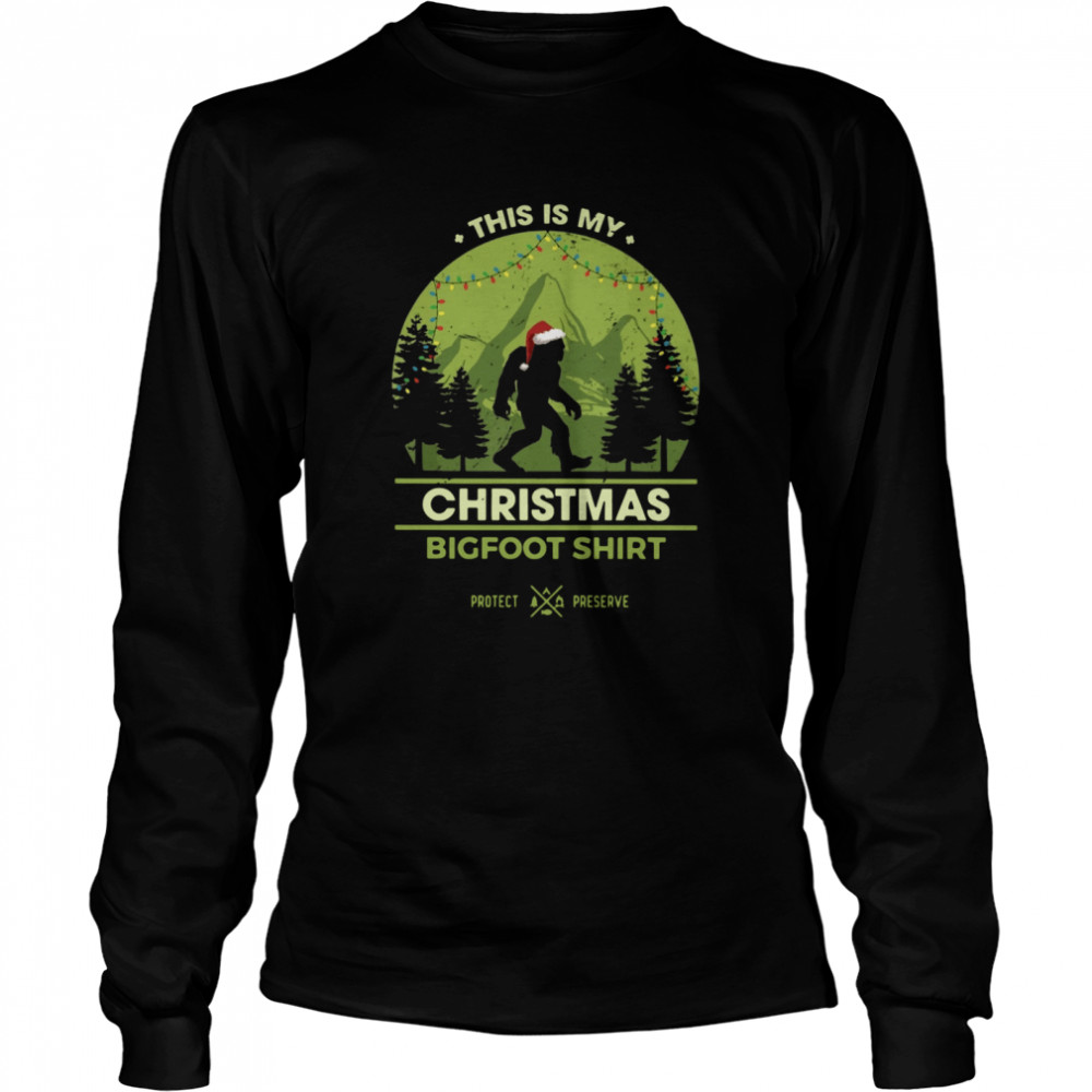Bigfoot Santa This Is My Christmas Bigfoot shirt Bigfoot Santa This Is My Christmas Bigfoot shirt