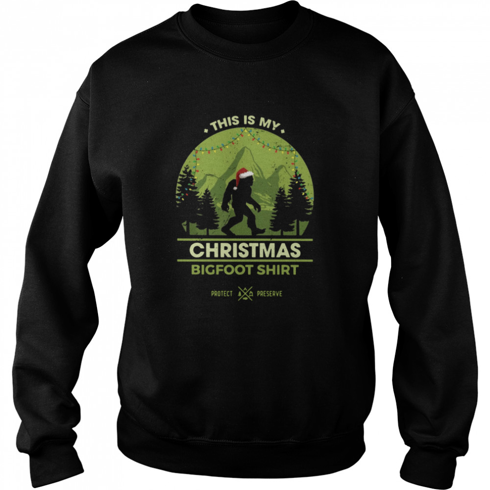Bigfoot Santa This Is My Christmas Bigfoot shirt Bigfoot Santa This Is My Christmas Bigfoot shirt