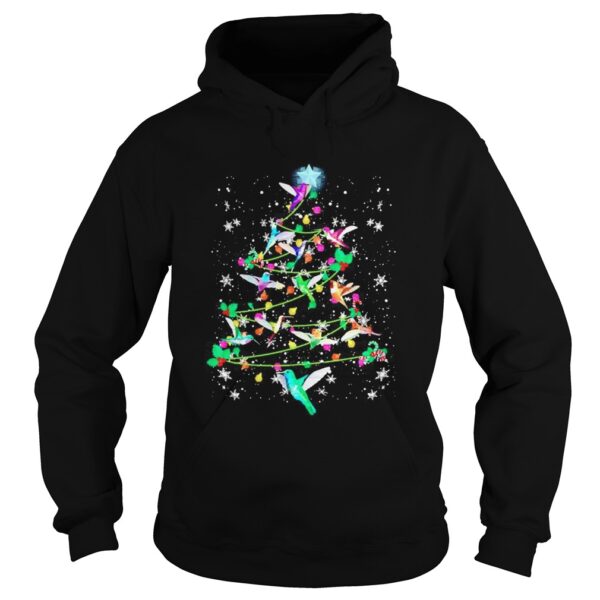 Birds Christmas tree tshirt