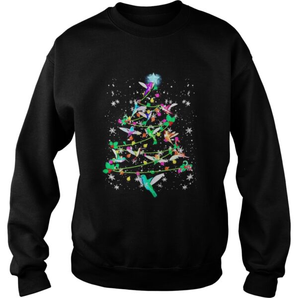 Birds Christmas tree tshirt
