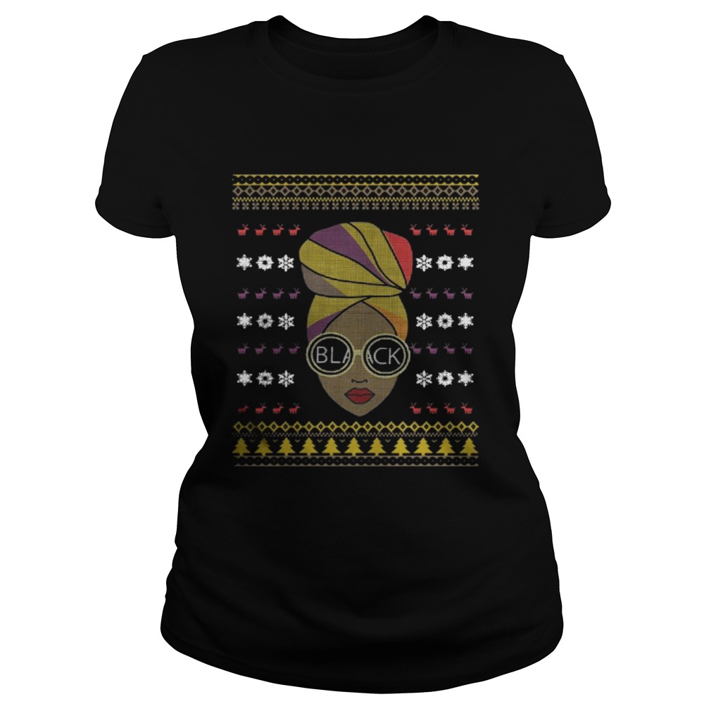 Black And Natural Hair Christmas Shirt Black And Natural Hair Christmas Shirt