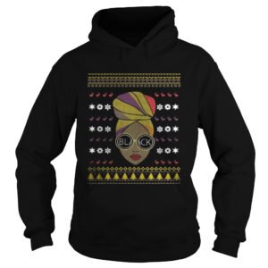Black And Natural Hair Christmas Shirt 4