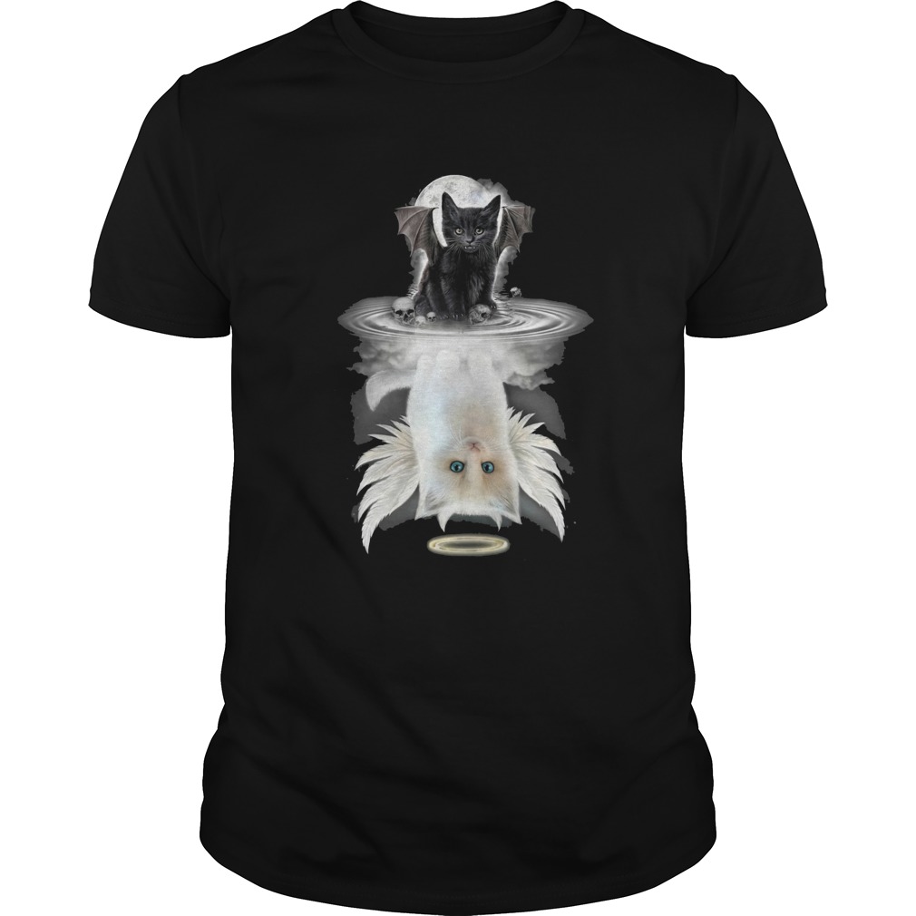 Black Bat Cat Water Reflection shirt Black Bat Cat Water Reflection shirt
