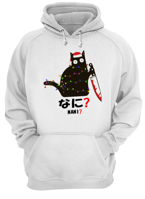 Black Cat Santa Knife Nani Christmas shirt Black Cat Santa Knife Nani Christmas shirt