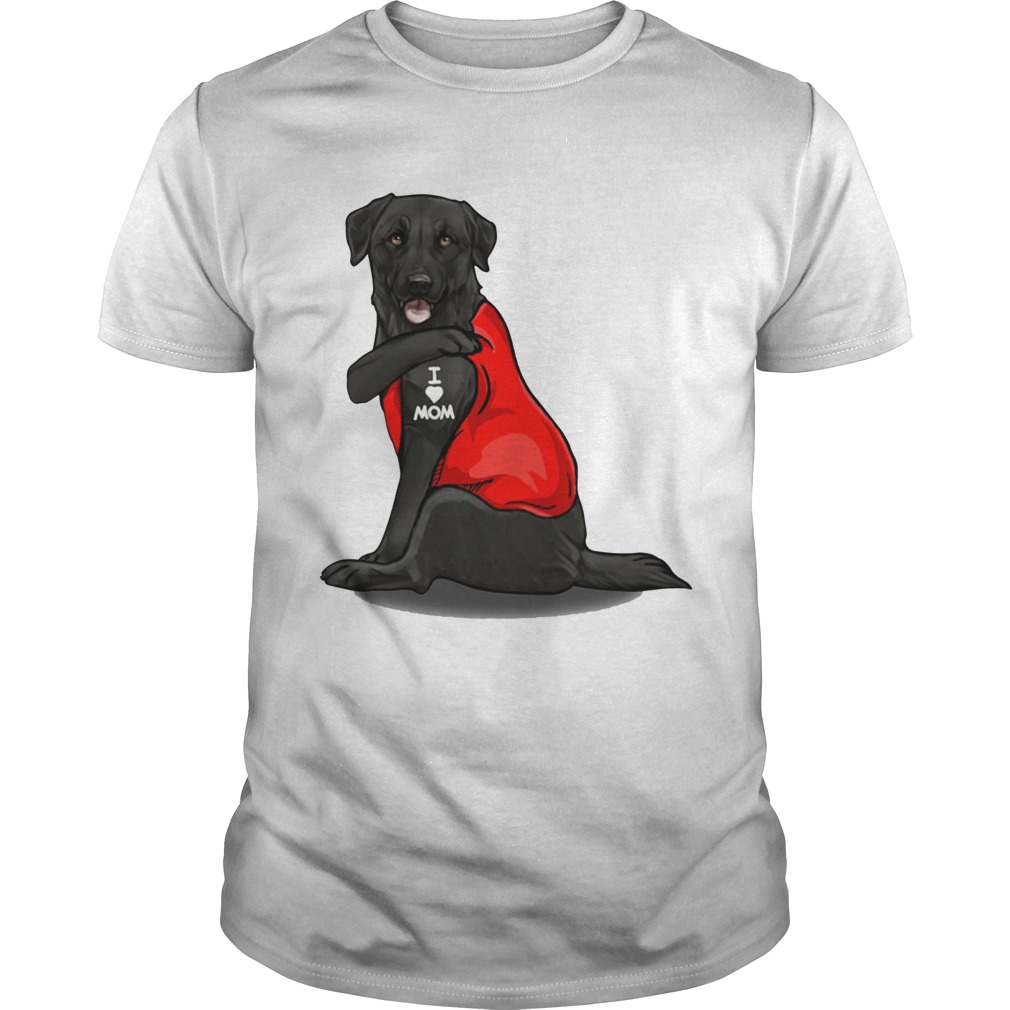 Black Golden Retriever I Love Mom Tattoo shirt Black Golden Retriever I Love Mom Tattoo shirt
