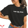 Black Jesus T-Shirt Behind Me Christian Catholic T-Shirt