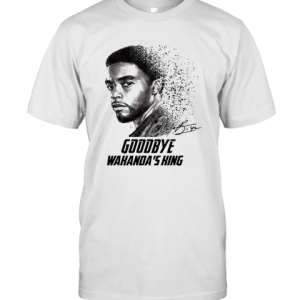 Black Panther Chadwick Boseman Goodbye Wakanda&#039S King T-Shirt