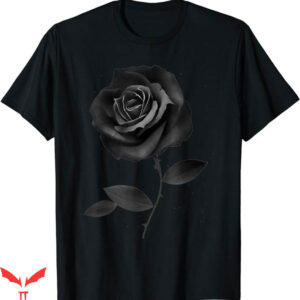 Black Rose T-Shirt A Black Floral Rosie Trending