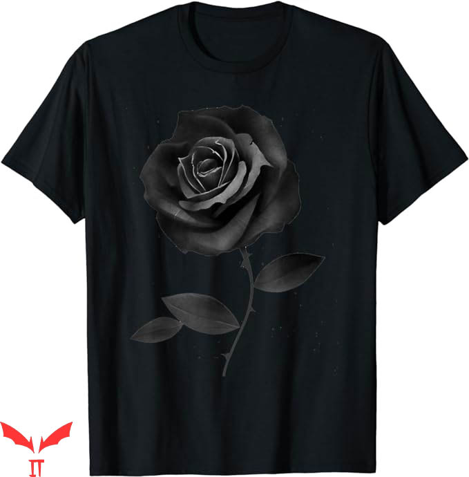 Black Rose T-Shirt A Black Floral Rosie Trending