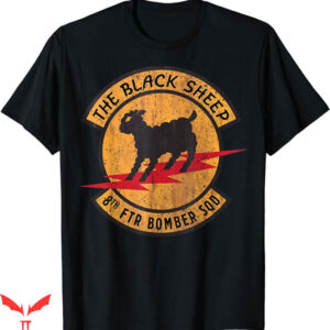 Black Sheep T-Shirt Vintage Black Sheep 8th FTR T-Shirt