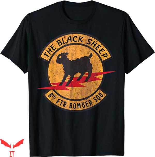 Black Sheep T-Shirt Vintage Black Sheep 8th FTR T-Shirt