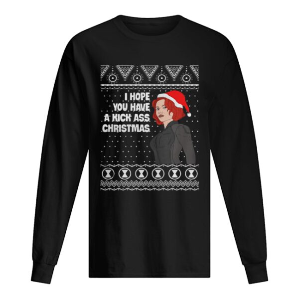 Black Widow I Hope You Have A Kick Ass Christmas shirt