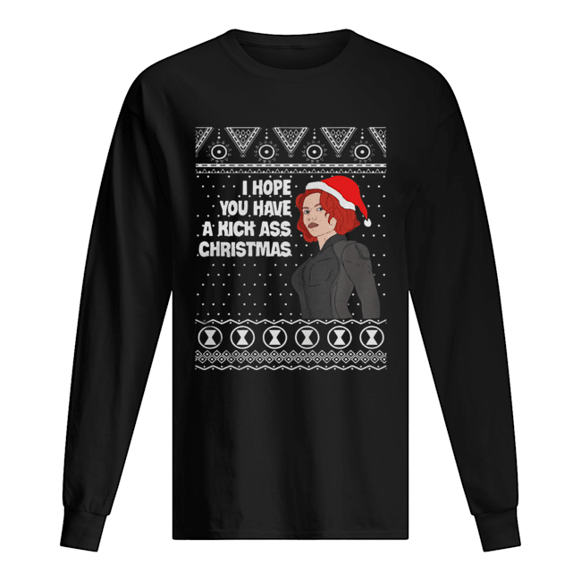 Black Widow I Hope You Have A Kick Ass Christmas shirt Black Widow I Hope You Have A Kick Ass Christmas shirt