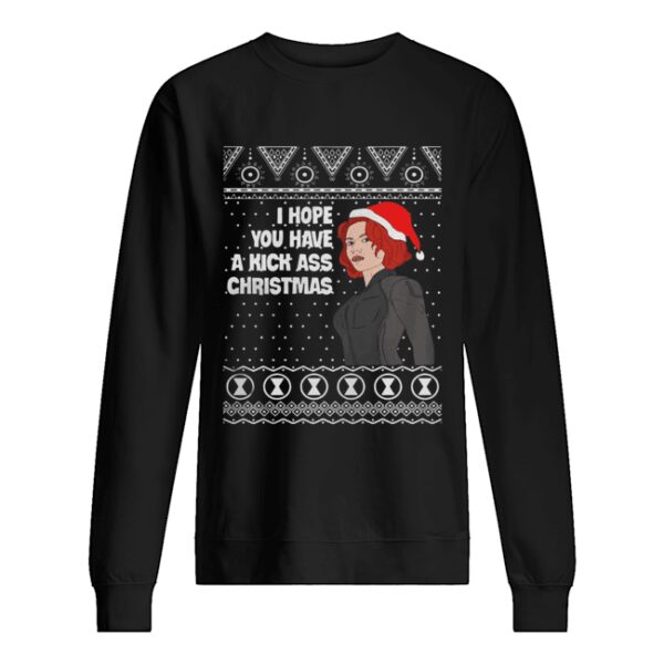 Black Widow I Hope You Have A Kick Ass Christmas shirt