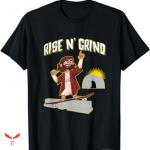 Black’n Blue T-shirt Jesus On A Skateboard
