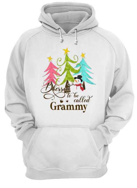 Blessed To Be Called Grammy Tree Snowman Christmas shirt Blessed To Be Called Grammy Tree Snowman Christmas shirt