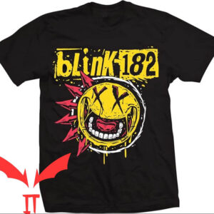 Blink 182 Dennys T-shirt Blink 182 Punk Smiley T-shirt