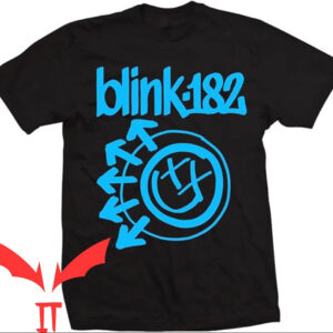 Blink 182 Dennys T-shirt Colors Smiley By Blink 182