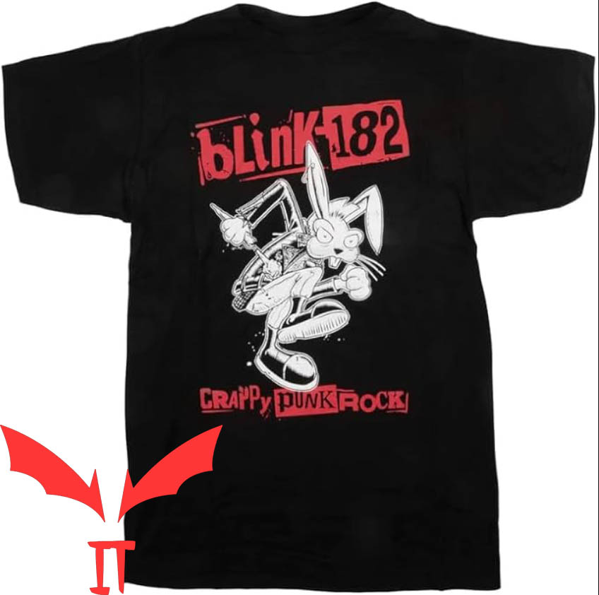 Blink 182 Dennys T-shirt Crappy Punk Rock Bunny T-shirt Blink 182 Dennys T-shirt Crappy Punk Rock Bunny T-shirt