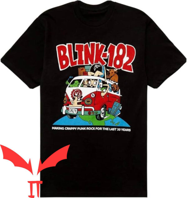 Blink 182 Dennys T-shirt Crappy Punk Rock Graffiti T-shirt