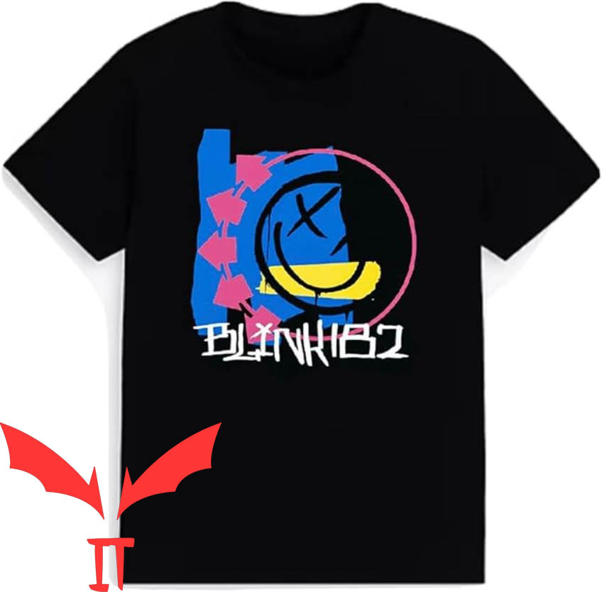 Blink 182 Dennys T-shirt Smiley Black T-shirt Blink 182 Dennys T-shirt Smiley Black T-shirt