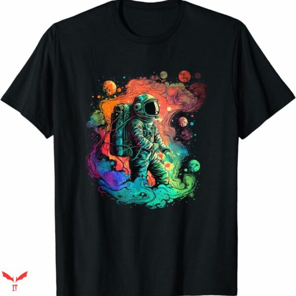 Blue Moon T-shirt Colorful Astro