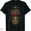 Blue Moon T-shirt Colorful Tree