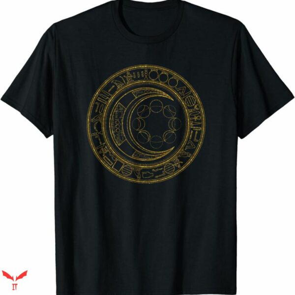 Blue Moon T-shirt Gold Retro
