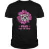 Bulldog paws for the cure Breast Cancer Awareness shirt