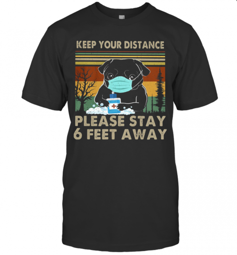 Bulldogs Keep Your Distance Please Stay 6 Feet Away Covid 19 Vintage T-Shirt Bulldogs Keep Your Distance Please Stay 6 Feet Away Covid 19 Vintage T-Shirt