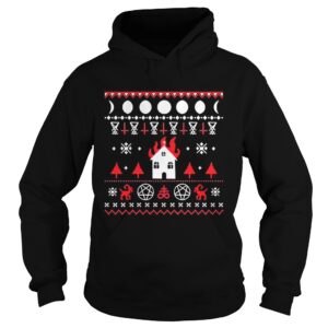 Burning Church Ugly Christmas 2020 shirt