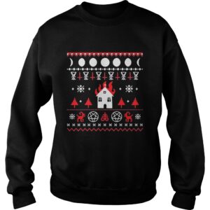 Burning Church Ugly Christmas 2020 shirt 3