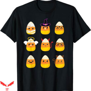 Candy Corn T-Shirt Characters Cute Halloween TShirt Trending
