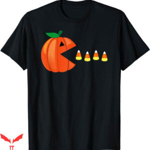 Candy Corn T-Shirt Pumpkin Eating Candy Corn TShirt Trending