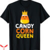 Candy Corn T-Shirt Queen Cute Halloween Kawaii Crown T-Shirt