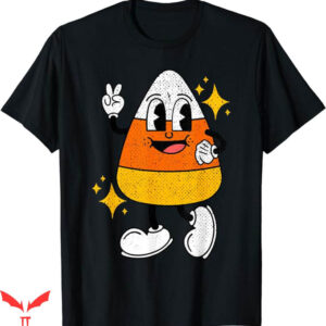 Candy Corn T-Shirt Vintage Groovy Candy Corn Trending