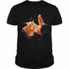 Cat Cracked Wall Shirt