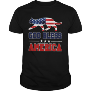 Cat God Bless America shirt