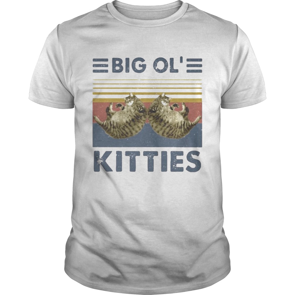 Cat big ol kitties vintage retro shirt Cat big ol kitties vintage retro shirt
