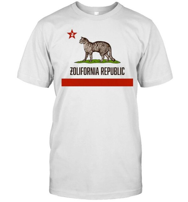 Cat california republic shirt